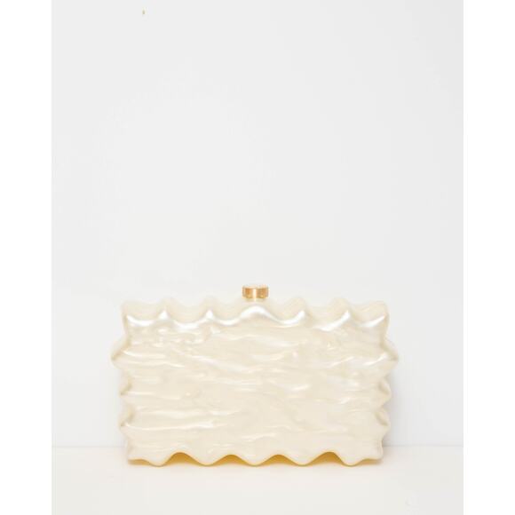 Cult Gaia Paloma Clutch in Ivory - Picture 6 of 12